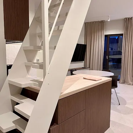 Cozy Granary Island Loft 2 Levels Old Town Faktura Gdansk